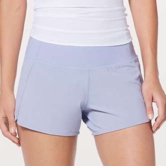 Lululemon Run Times Shorts II *4" Speed Up Size 8 Berry Mist Running Exercise - Picture 5 of 14